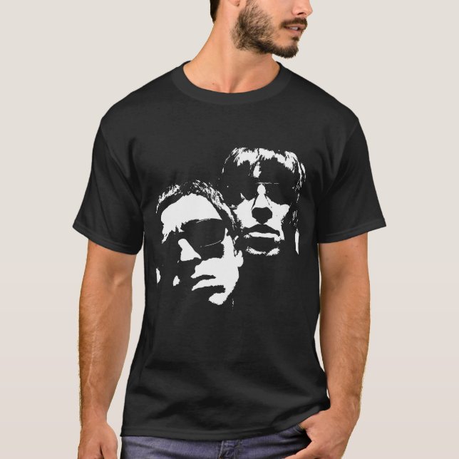 OASIS - Liam & Weihnachten - Silhouette Live 2025 T-Shirt (Vorderseite)
