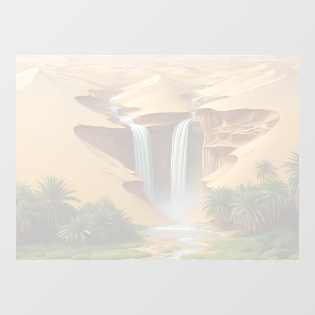 Oasis of Hope Fensteraufkleber (Blatt)