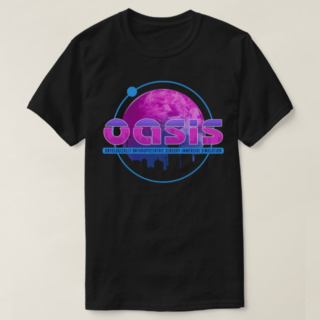 Oasis (Ready Player One) Klassischer T - Shirt (Design vorne)