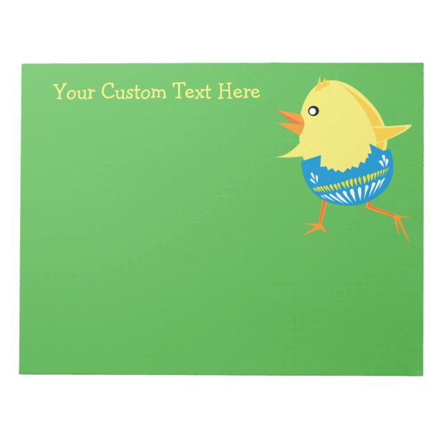 Oaster Chick Custom Notizblock (Vorderseite)