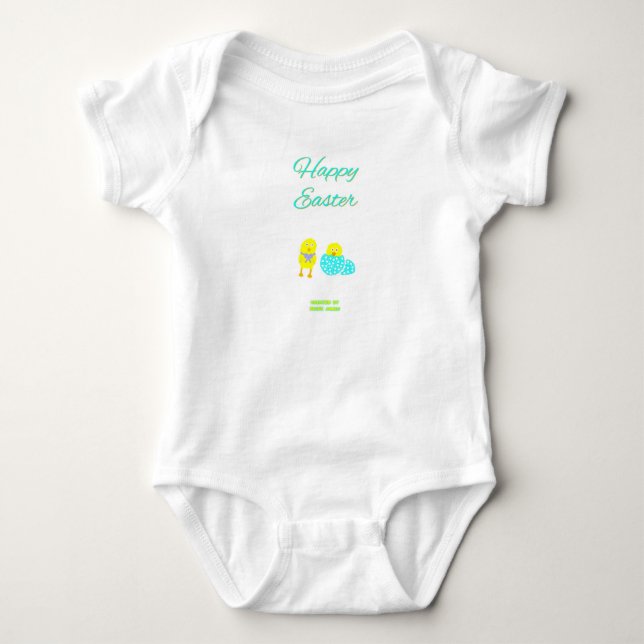 Oaster Hatchlings Baby Jersey Bodysuit Strampler (Vorderseite)