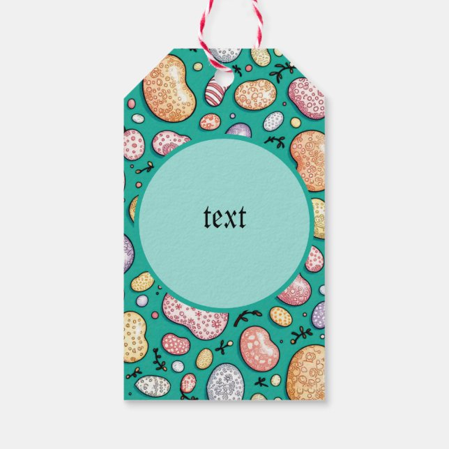 Oaster Jelly Bean Geschenkanhänger (Rückseite)