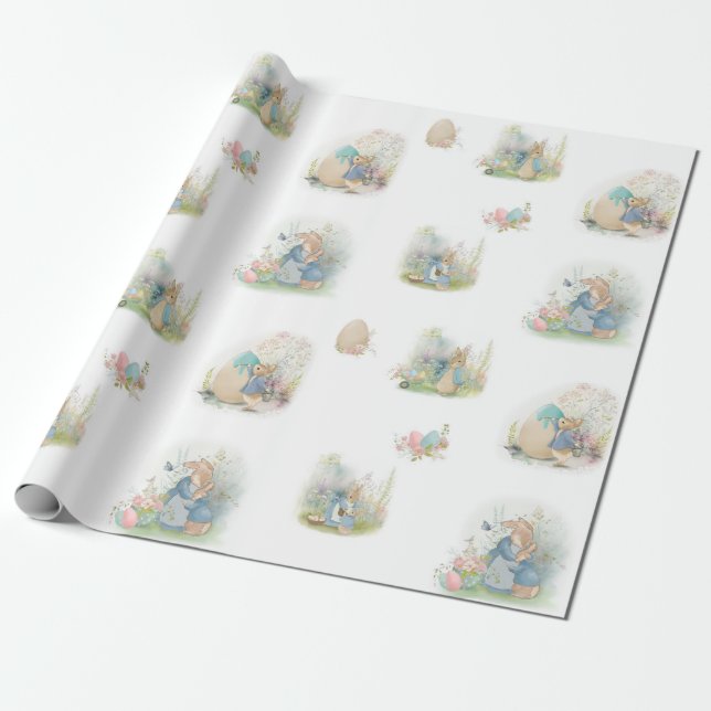 Oaster Peter Rabbit Wrapping Paper Geschenkpapier (Ungerollt)