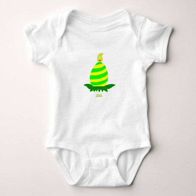 Oaster wünscht Baby Jersey Bodysuit Strampler (Vorderseite)