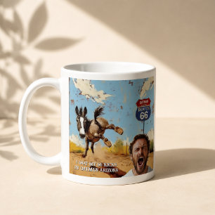 Oatman Arizona Esel Route 66 Foto-Geschenk Kaffeetasse