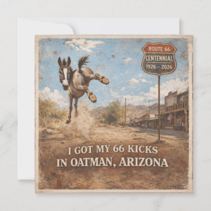 Oatman Arizona Wüstenesel Schreibwaren Einladung