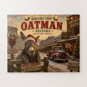 Oatman Route 66 Weihnachts-Esel Familien-Spielaben Puzzle