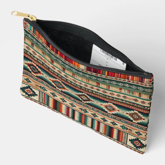 „OAXACA“ HISPANISCHES ERBE SMALL ZUBEHÖRTASCHE (Offen)