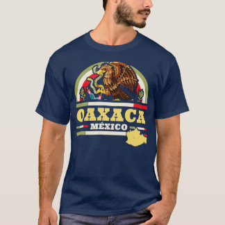 Oaxaca Mexico Mapa Bandera Mexicana Mexikanischer  T-Shirt
