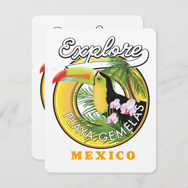 Oaxaca Mexico Reiselogo (Vorne/Hinten)