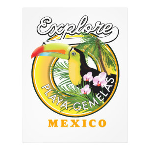 Oaxaca Mexico Reiselogo Foto Print