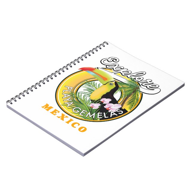 Oaxaca Mexico Reiselogo Notebook Notizblock (Linke Seite)