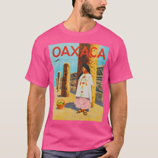 Oaxaca Mexico Vintage Travel Poster T-Shirt