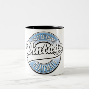 Oaxaca mexico Vintages Logo. Zwei-Tone-Tasse Zweifarbige Tasse