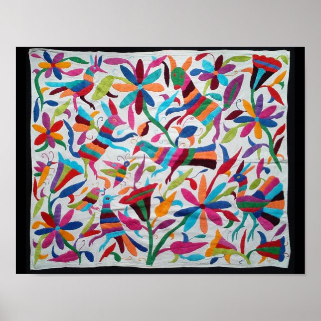 Oaxaca Mexikanisch Mayan Hispanic Ethnic Boho Poster (Vorne)