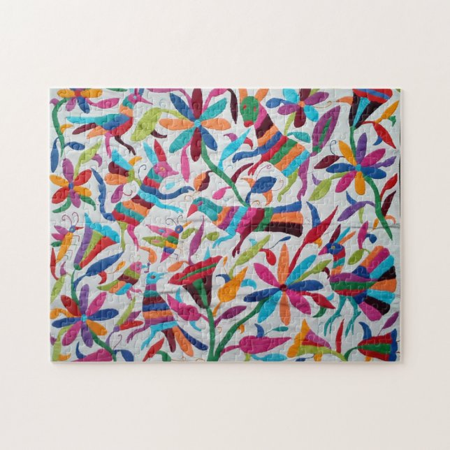 Oaxaca Mexikanisch Mayan Hispanic Ethnic Boho Puzzle (Horizontal)