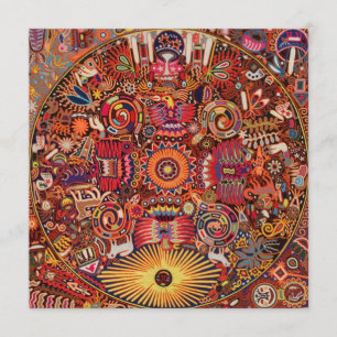 Oaxaca Mexikanischer Maya Tribal Einladung