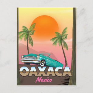 Oaxaca Mexiko Reiseplakat Postkarte