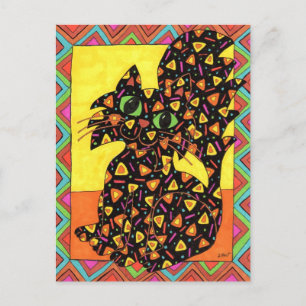 Oaxacan Cat Postkarte