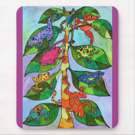 Oaxacan Frog Tree of Life Mousepad