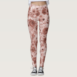 Ob/Gyn Midfrau Floral Kindgeburt Cervix Ovarien Leggings