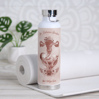 Ob/Gyn Midfrau Floral Kindgeburt Cervix Ovarien Trinkflasche