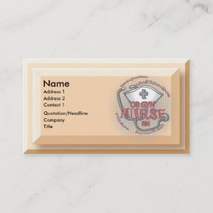 Ob Gyn Nurse Axiom Business Cards Visitenkarte