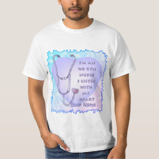 Ob Gyn Nurse Heart Custom Krankenschwestern T - Sh T-Shirt