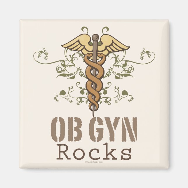 OB GYN Rocks Magnet (Vorne)