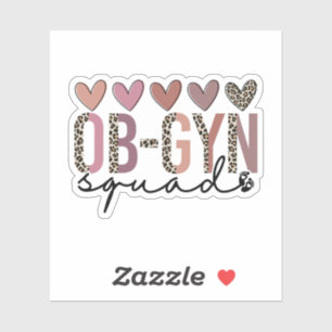 OB GYN Squad Aufkleber