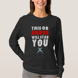 Ob Krankenschwester Halloween sticht dich Gruselig T-Shirt