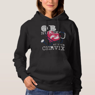 OB Nurse Funny Baby Delivery Labour Men Obste Hoodie