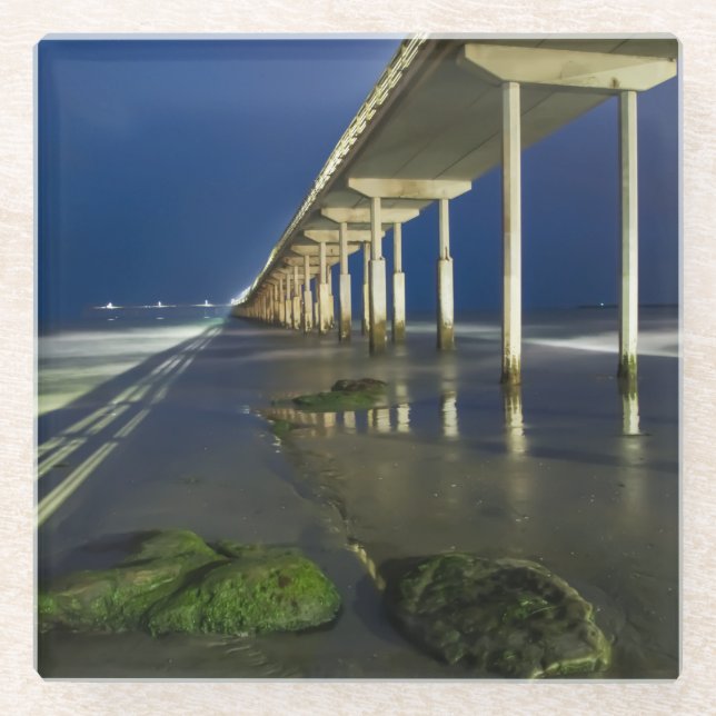 OB Pier Glasuntersetzer (Vorderseite)