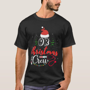 Ob Weihnachts-Crew Niedlichen Weihnachtsgeschenke T-Shirt