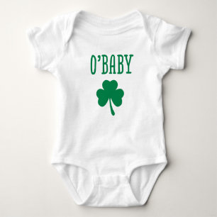 O'Baby St Patrick Tagesbaby-Glücksbringer-Bodysuit Baby Strampler