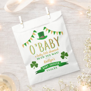 O'Baby St. Patrick's Day Baby Shower Geschenktütchen