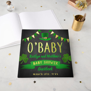 O'Baby St. Patrick's Day Baby Shower Real Gästebuch