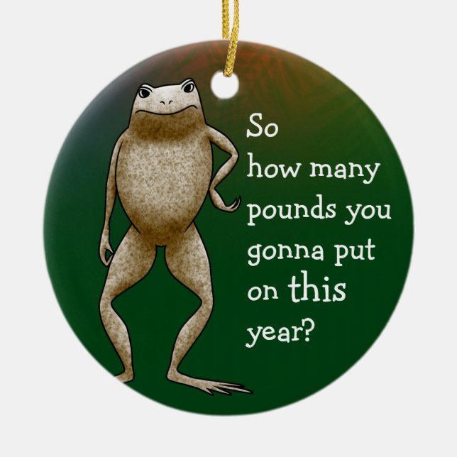 Obadiah Toad Diät Keramikornament (Vorne)