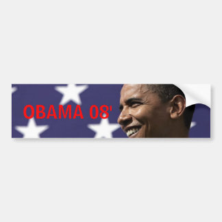 OBAMA 08' AUTOAUFKLEBER