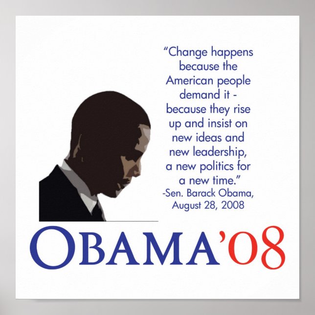 Obama 08 Poster (Vorne)