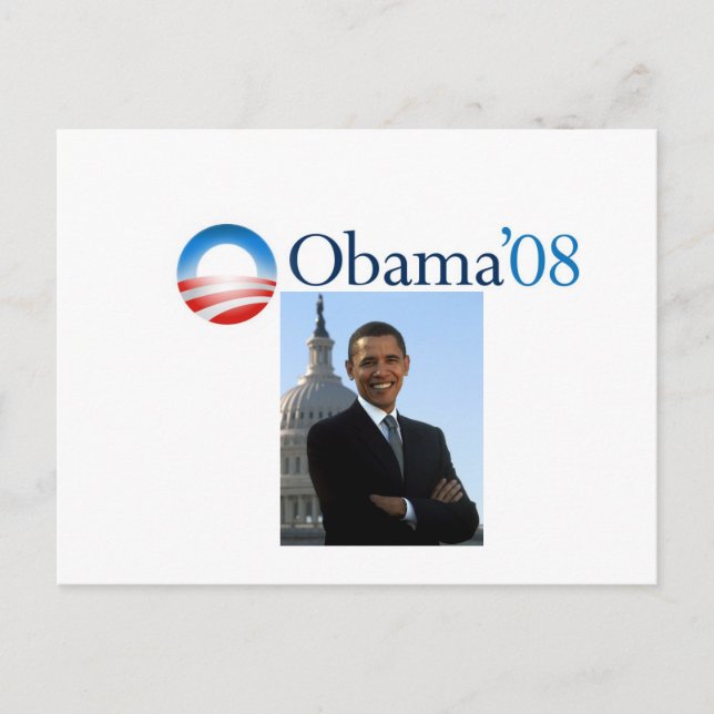 Obama '08 Postkarte (Vorderseite)