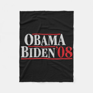 Obama 08 Shirt - Retro-Kampagne Obama Biden Fleecedecke