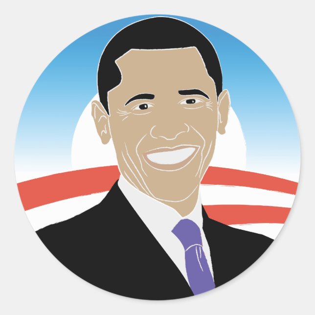 Obama '08 Sticker (Vorderseite)