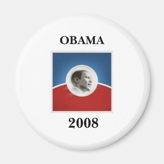 OBAMA, 2008 MAGNET (Vorne)