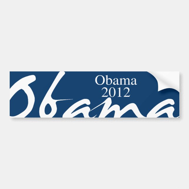 OBAMA 2012 - AUTOAUFKLEBER (Vorne)