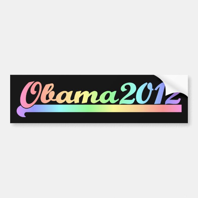 Obama 2012 autoaufkleber (Vorne)