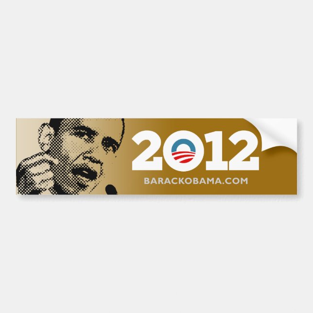 Obama 2012 autoaufkleber (Vorne)