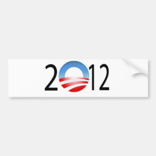 OBAMA 2012 AUTOAUFKLEBER