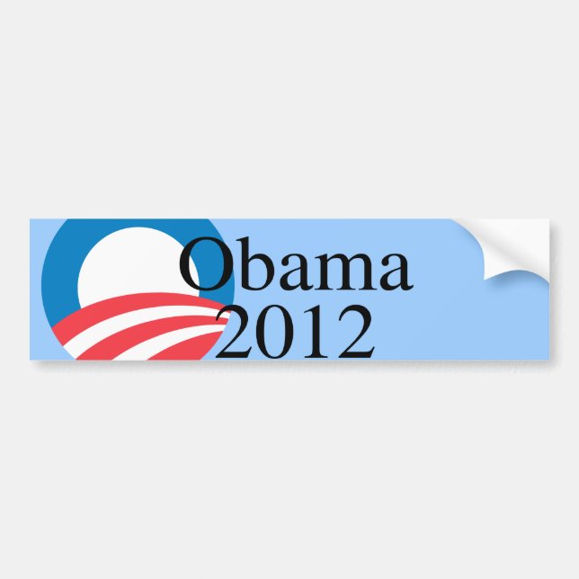 Obama 2012 - autoaufkleber (Vorne)