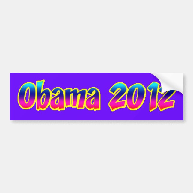 Obama 2012 autoaufkleber (Vorne)